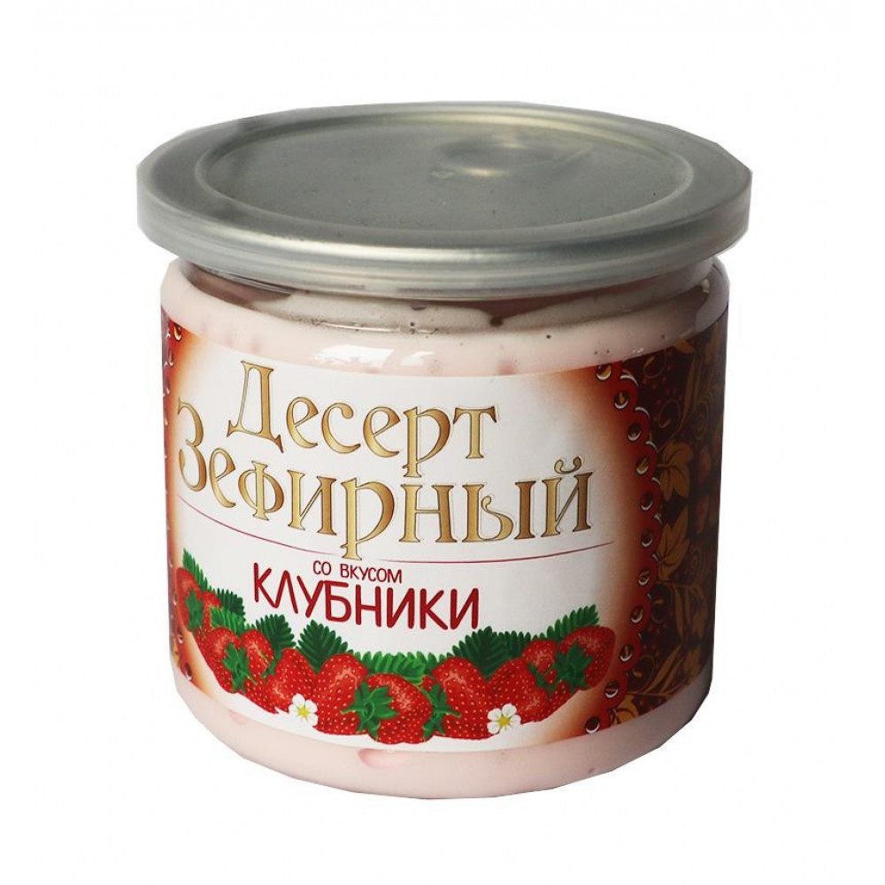 Десерт зефирный cо вкусом клубники, 170 г