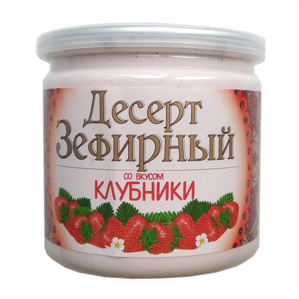 Десерт зефирный cо вкусом клубники, 170 г